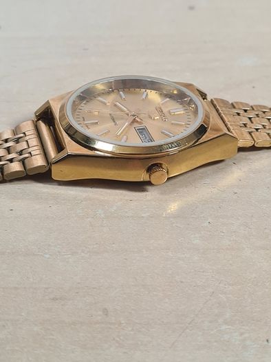 Seiko 5 Gold Watch Replica Mens