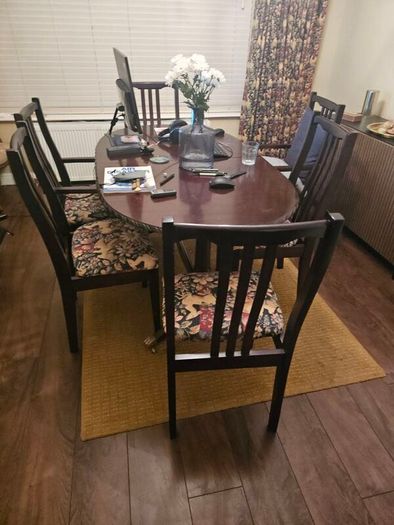 table and chairs