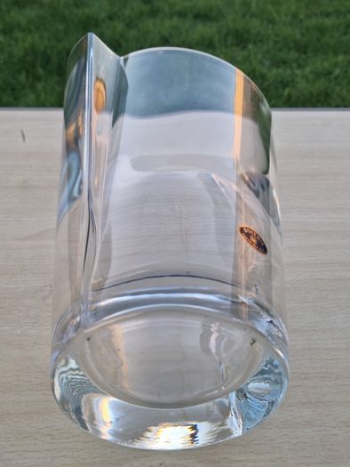 Bohemia art glass vase