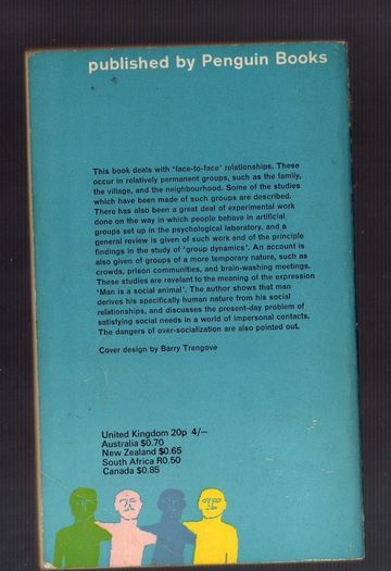 Human Groups - W.j.h.  Sprott