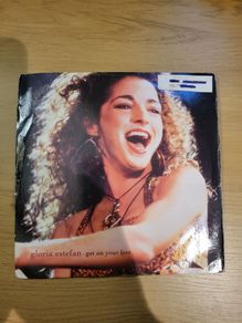 Gloria Estefan Get On Your Feet 7 inch Vinyl 1988 UK Pressing