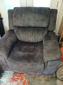 Grey Reclining Chair