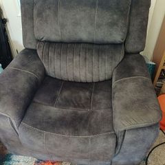Grey Reclining Chair