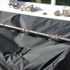 Curtain Rod Chrome Twist
