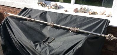 Curtain Rod Chrome Twist
