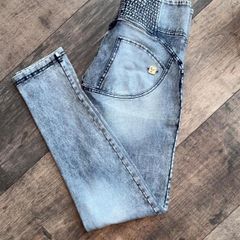 Freddy WR UP Denim 3 Button Full Length Stonewash  Sculpting Jeans  UK 10