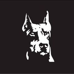 Doberman Pinscher Guard Dog Car/Van/Truck Decal