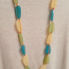 Pastel bead necklace