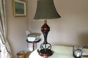 Lighting - Tall Bronzed Table Lamp,