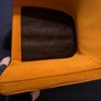 Stratus Armchair Yellow Meg (Dark Walnut Legs) Image 9