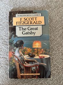 Vintage The Great Gatsby by F. Scott Fitzgerald book