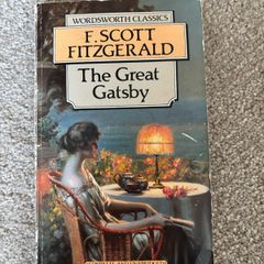Vintage The Great Gatsby by F. Scott Fitzgerald book