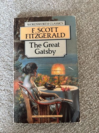 Vintage The Great Gatsby by F. Scott Fitzgerald book