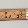 Vintage RABONE 36 inch Boxwood Ruler 1167 Image 3