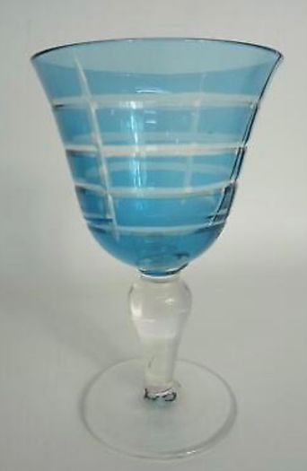Luxury Wine Glasses -Pols Potten  Multicolour Cuttings Wine Glass - Luxury Glass
