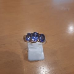 9 Carat Tanzanite & Diamond Ring