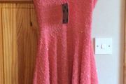 Bnwts Boohoo Ladies Coral dress Size 10 includes postage