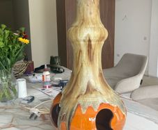 Mid Century Fat Lava Table /Floor Lamp