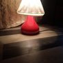 red ceramic lamp Image 2