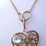 August Woods Jewellery Gold Plated Unique Pendant and Chain Image 3
