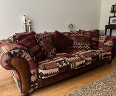 Two couches & Ottoman