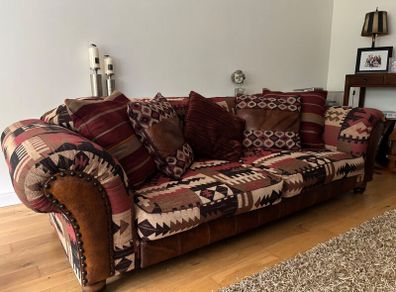 Two couches & Ottoman