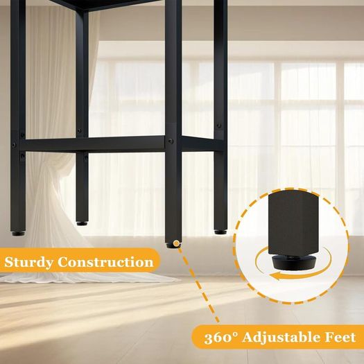 Bar Stools Set of 2, 66 cm Bar Stools, Bar Stools Caramel Brown Leather, 6 cm Thick Cushion Bar Chair, Kitchen Chairs with Metal Frame, Bar Chairs for Kitchen