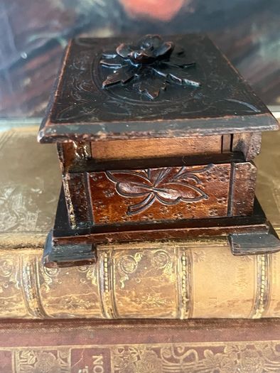 Carved Wooden box