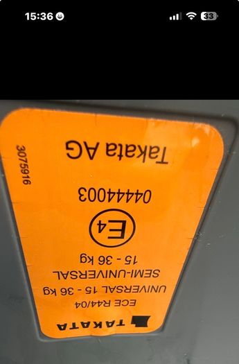 BMW Infant carseat