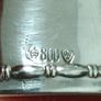 set of German silver napkin rings Image 7