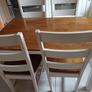 Dining table with 4 chairs Image 3