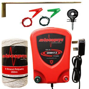Electric Fence Energiser SRM412 1.2J Mains Kit