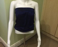 Dorothy Perkins sparkling dark blue top