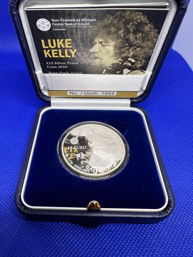 Very rare complete Irish music legends silver coin set