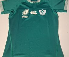 Ireland (with GPS Pouch) Women's Rugby Union World Cup Canterbury Jersey (Size 8) FREE POST