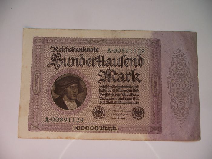 Germany. Reichsbanknote. 100000 Mark (1.2.1923)