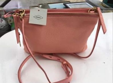 Fossil crossbody bag . Two sections