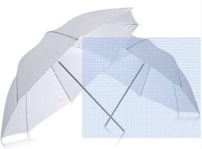NEEWER 83cm Photography Studio Flash Translucent White Soft Umbrellas x 2