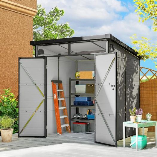Plastic Garden Shed 6 x 6ft