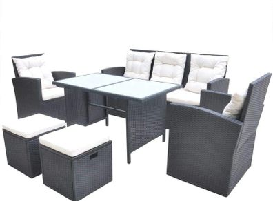 _Garden Furniture Set 18 Pieces Poly Rattan Dining furniture Set Garden Furniture Set