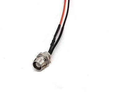 6mm Pre-Wired LEDs Bulb Ultra Bright Emitting Diodes Indicator Lights 48V Panel Mount Red/Blue