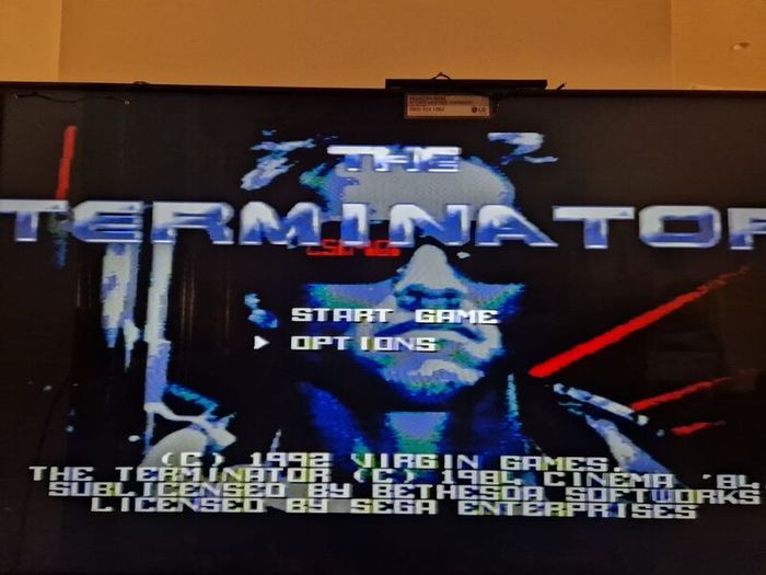 The Terminator Sega Mega Drive Arcade Retro Games Original