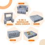 Kids Sofa Bed Toddler Armchair Couch, Glow Dinosaur Image 4