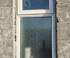 uPVC Bathroom Window 55cm (W) x 111cm (H)