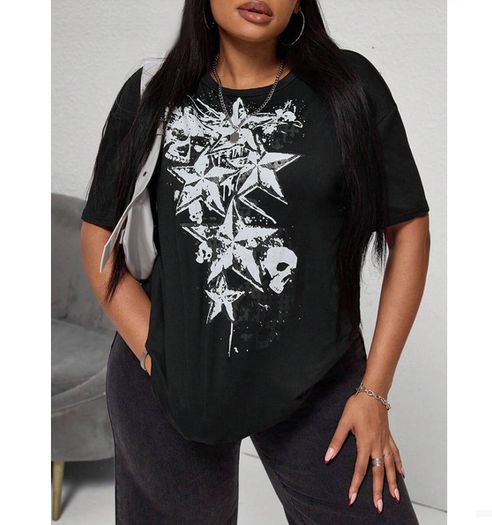 Black & Pink Rock Style Top size 20/22 + other Amazing Tops available