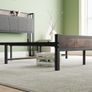 Double Bed Frames with Storage Headboard,Heavy Duty Metal Upholstered Platform Bed Frame Double Bed,Mattress Foundation Image 6