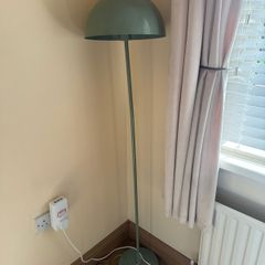 Sage Green Floor Lamp with Smart Bulb