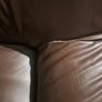 Dark Brown Faux Leather Armchair Image 2
