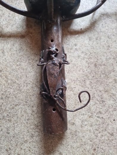 Handcrafted  industrial brutalist wall sconces