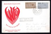 1972 Ireland World Health Day Commemorative Stamps Illustrated First Day Cover (FDC)